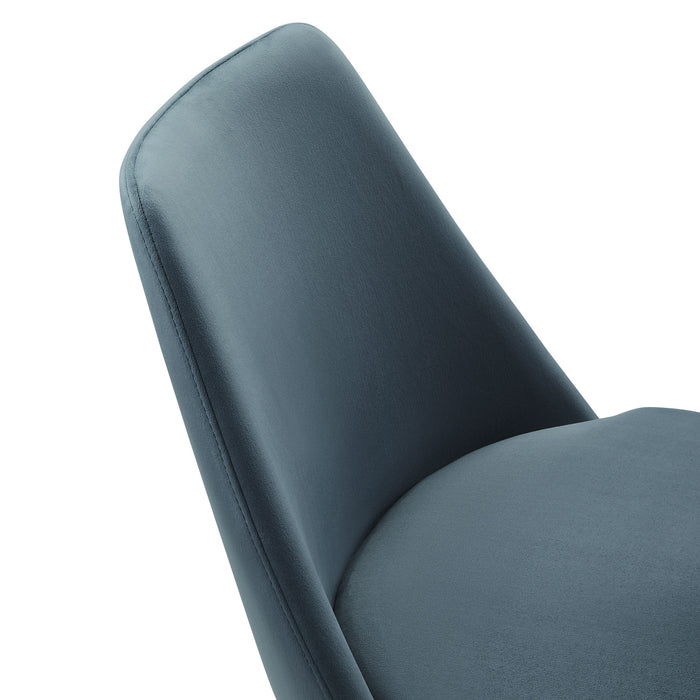 Lippa Performance Velvet Swivel Dining Chair by Modway