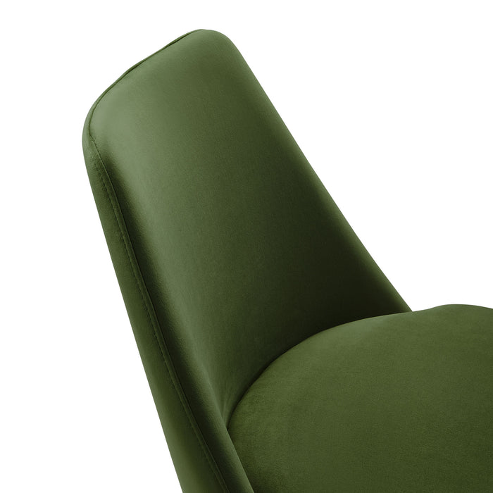 Lippa Performance Velvet Swivel Dining Chair by Modway