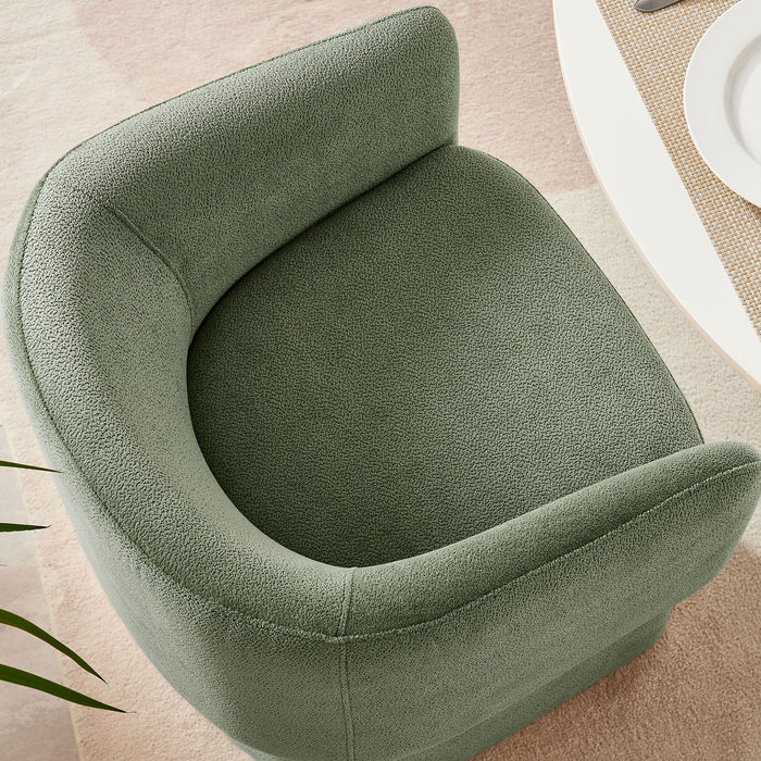 Verity Chenille Dining Armchair by Modway