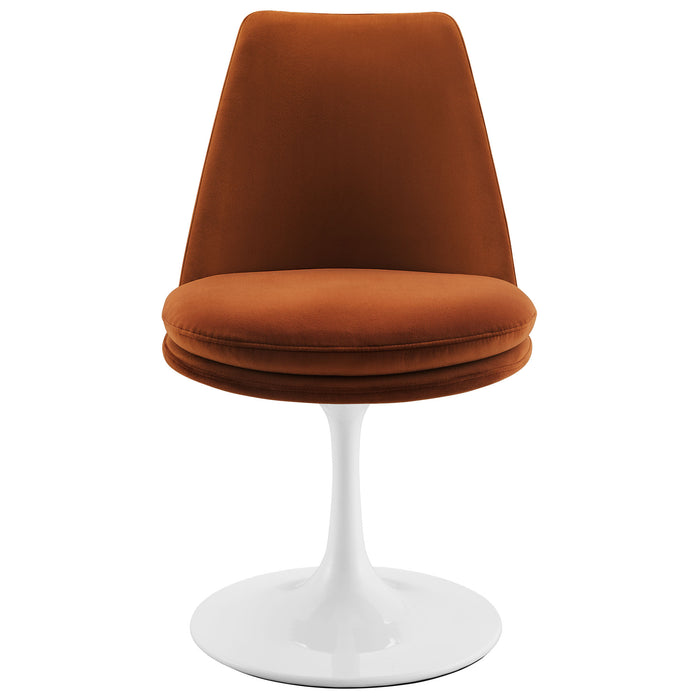 Lippa Performance Velvet Swivel Dining Chair by Modway