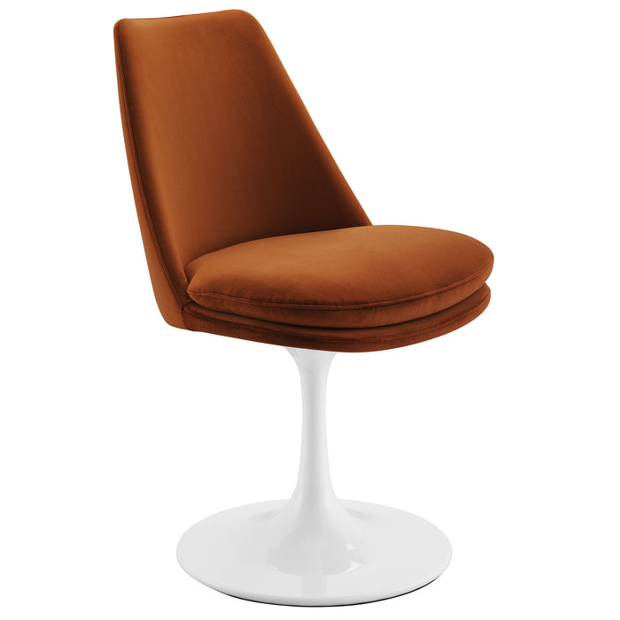 Lippa Performance Velvet Swivel Dining Chair by Modway