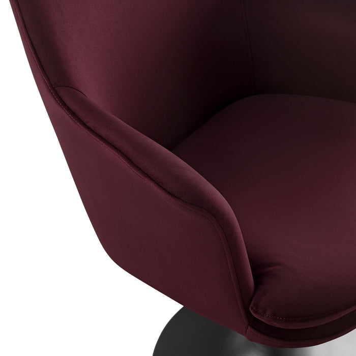 Lippa Performance Velvet Swivel Dining Armchair by Modway