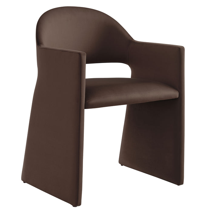 Talia Performance Velvet Dining Armchair by Modway