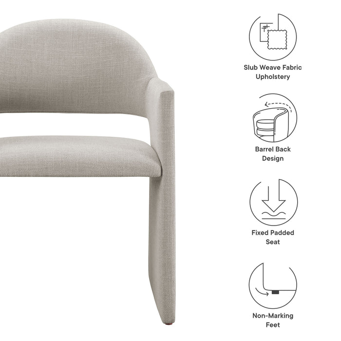 Talia Upholstered Fabric Dining Armchair by Modway