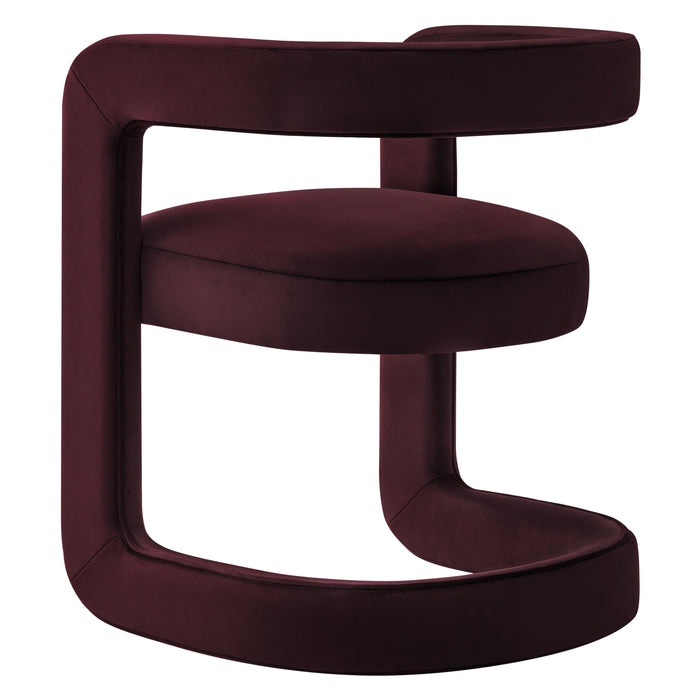 Winslow Barrel Performance Velvet Dining Chair  by Modway