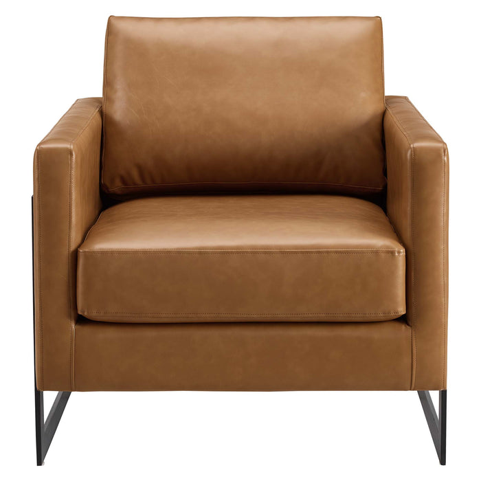 Posse Vegan Leather Accent Chair by Modway