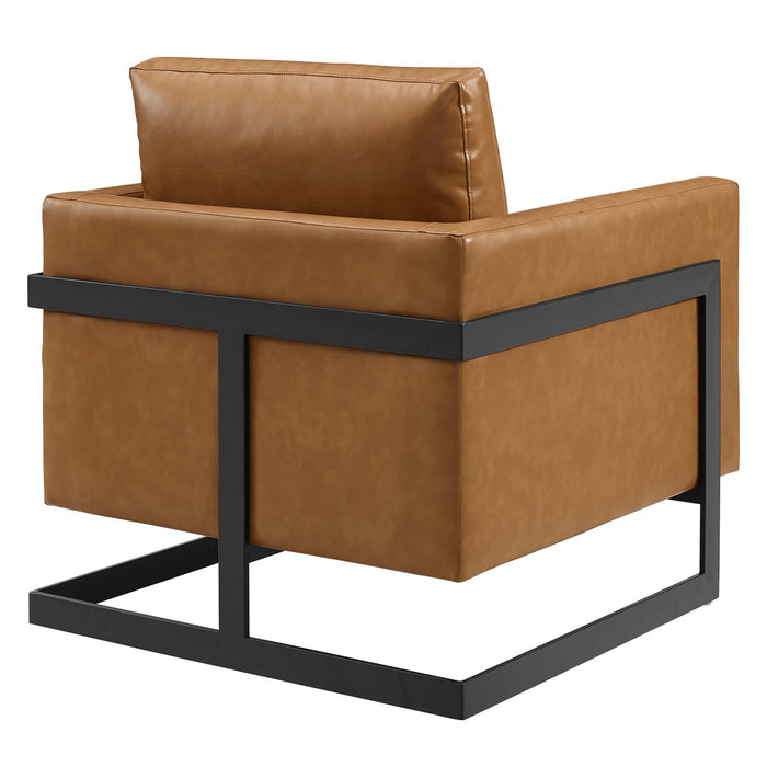 Posse Vegan Leather Accent Chair by Modway