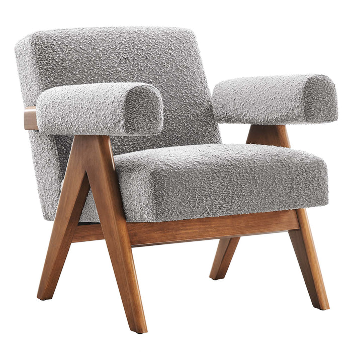 Lyra Boucle Fabric Armchair by Modway