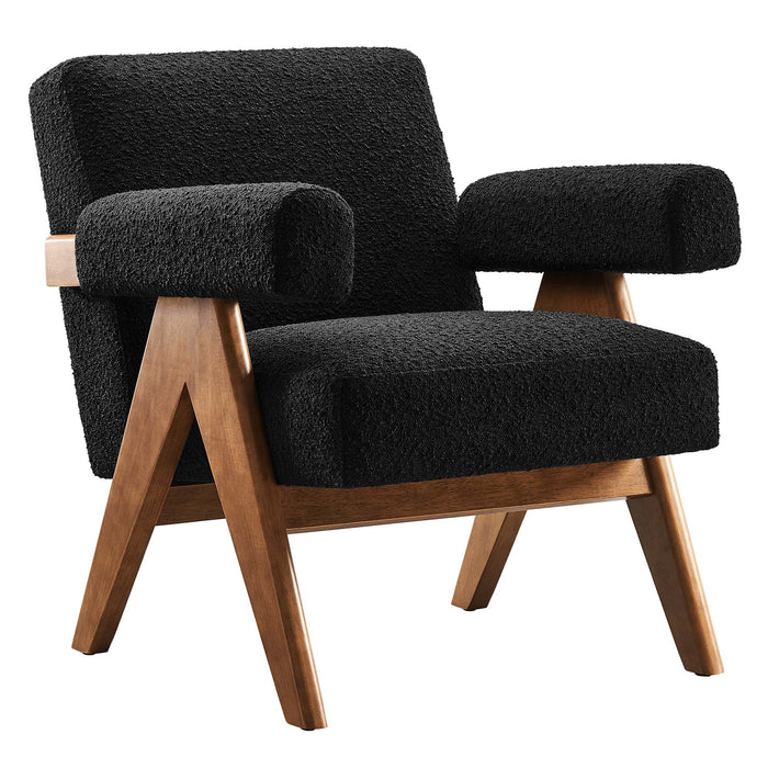 Lyra Boucle Fabric Armchair by Modway