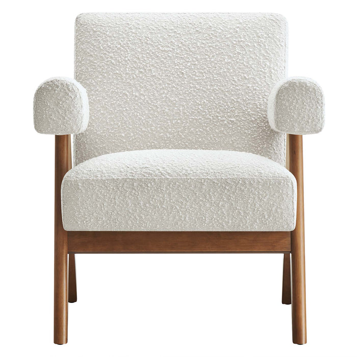 Lyra Boucle Fabric Armchair by Modway