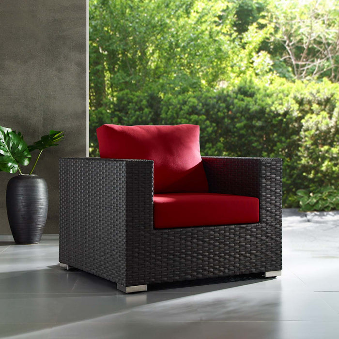 Sojourn Outdoor Patio Sunbrella� Armchair by Modway