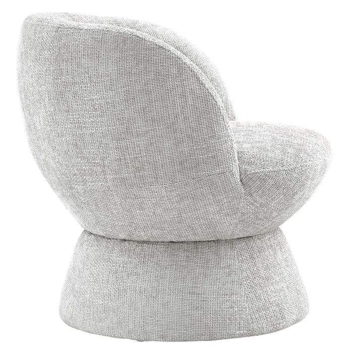 Vesta Chenille Fabric Upholstered Swivel Chair by Modway