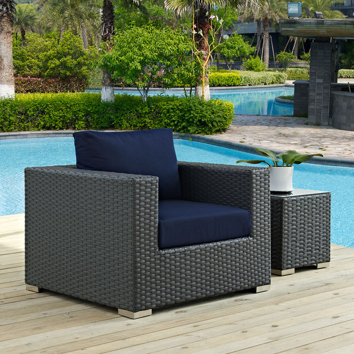 Sojourn Outdoor Patio Sunbrella� Armchair by Modway