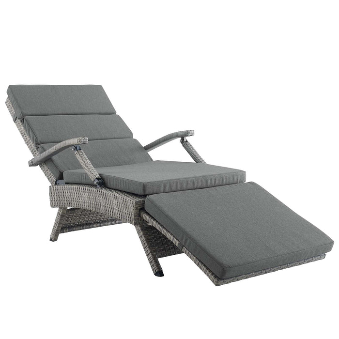 Envisage Chaise Outdoor Patio Wicker Rattan Lounge Chair by Modway