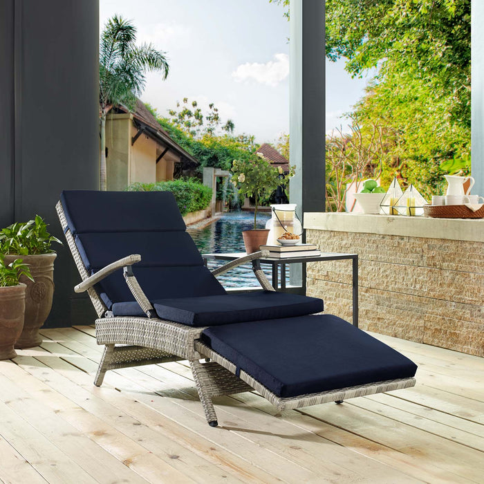 Envisage Chaise Outdoor Patio Wicker Rattan Lounge Chair by Modway