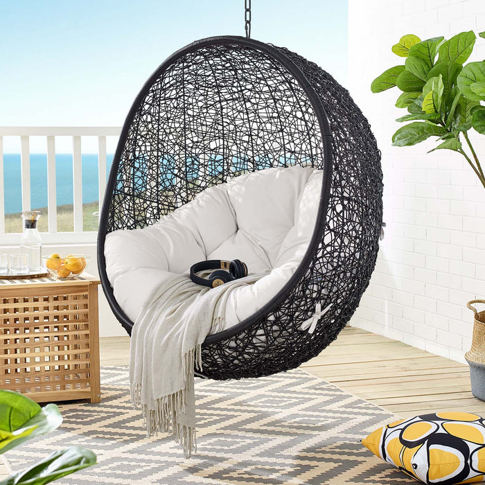 Encase Sunbrella� Fabric Swing Outdoor Patio Lounge Chair Without Stand by Modway