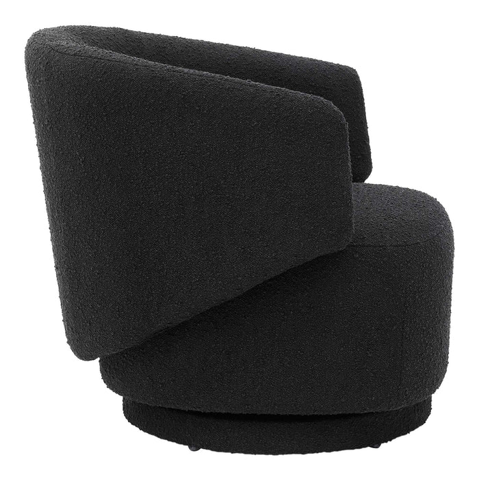 Celestia Boucle Fabric Swivel Chair by Modway