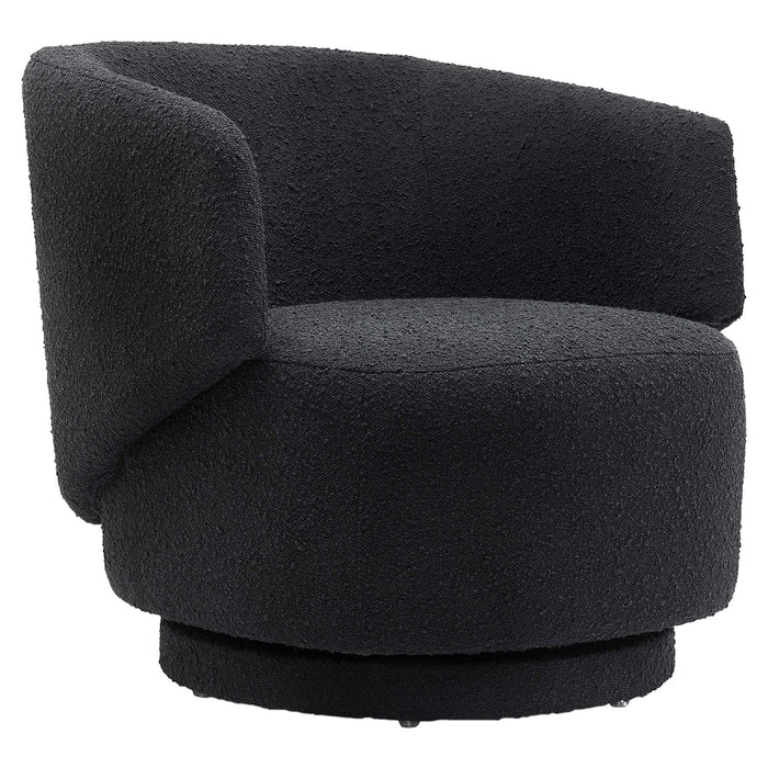 Celestia Boucle Fabric Swivel Chair by Modway