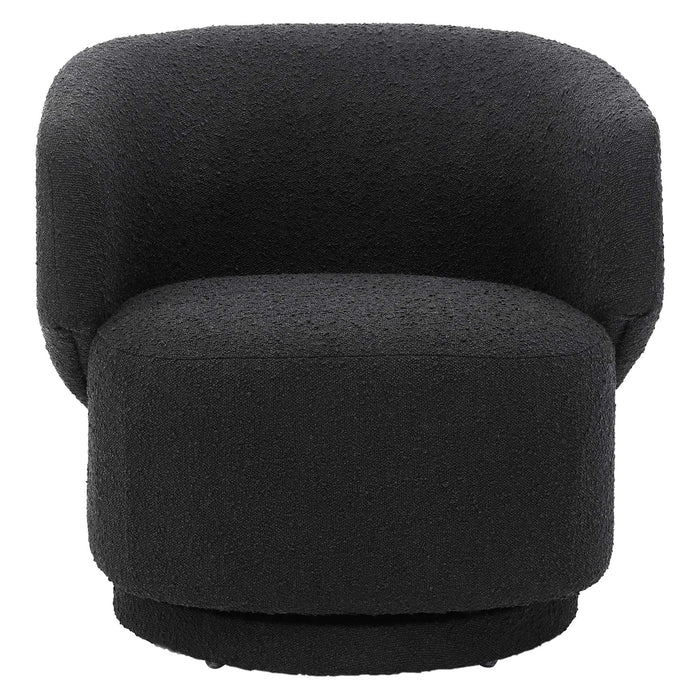 Celestia Boucle Fabric Swivel Chair by Modway