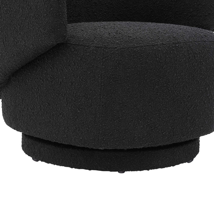 Celestia Boucle Fabric Swivel Chair by Modway