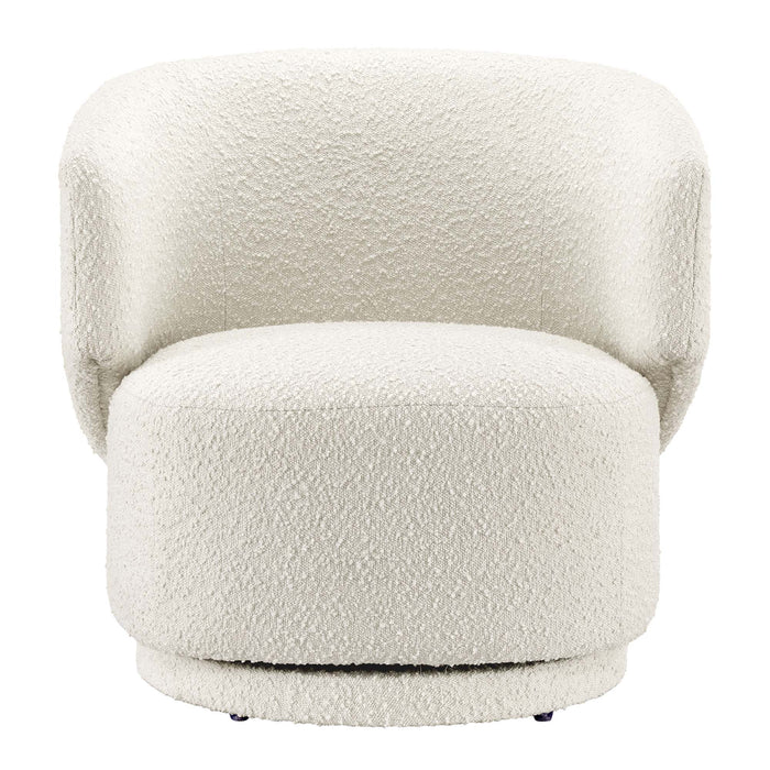 Celestia Boucle Fabric Swivel Chair by Modway