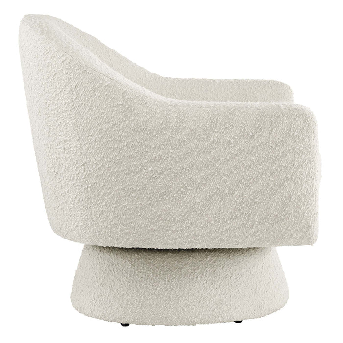 Astral Boucle Fabric Swivel Chair by Modway