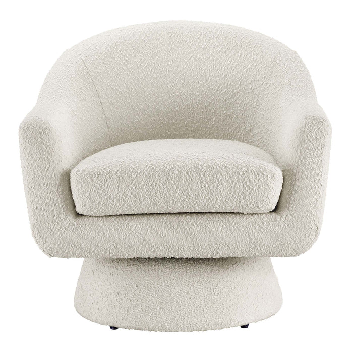 Astral Boucle Fabric Swivel Chair by Modway