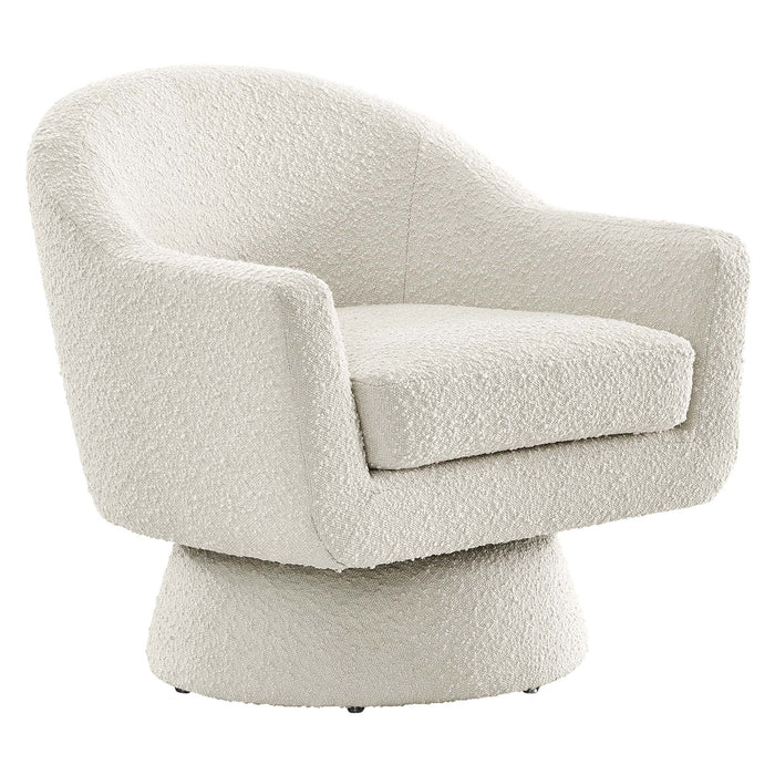 Astral Boucle Fabric Swivel Chair by Modway