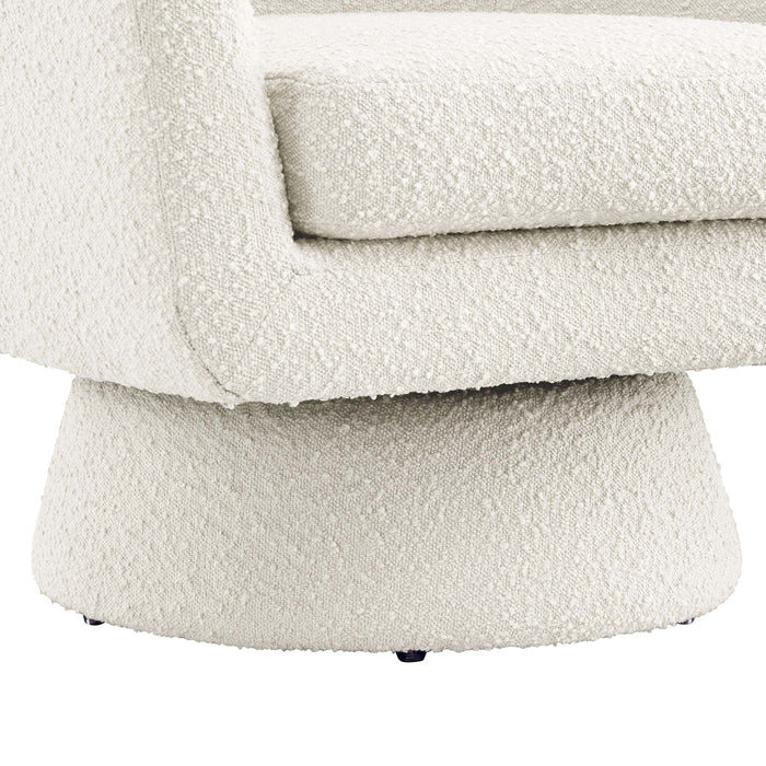 Astral Boucle Fabric Swivel Chair by Modway