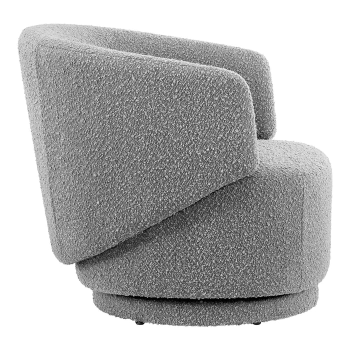 Celestia Boucle Fabric Swivel Chair by Modway