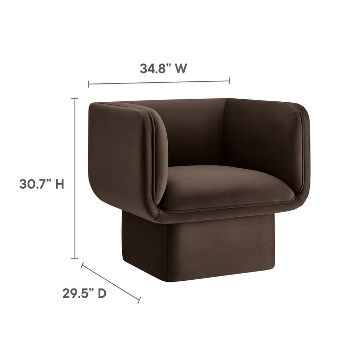 Tate Performance Velvet Accent Chair by Modway