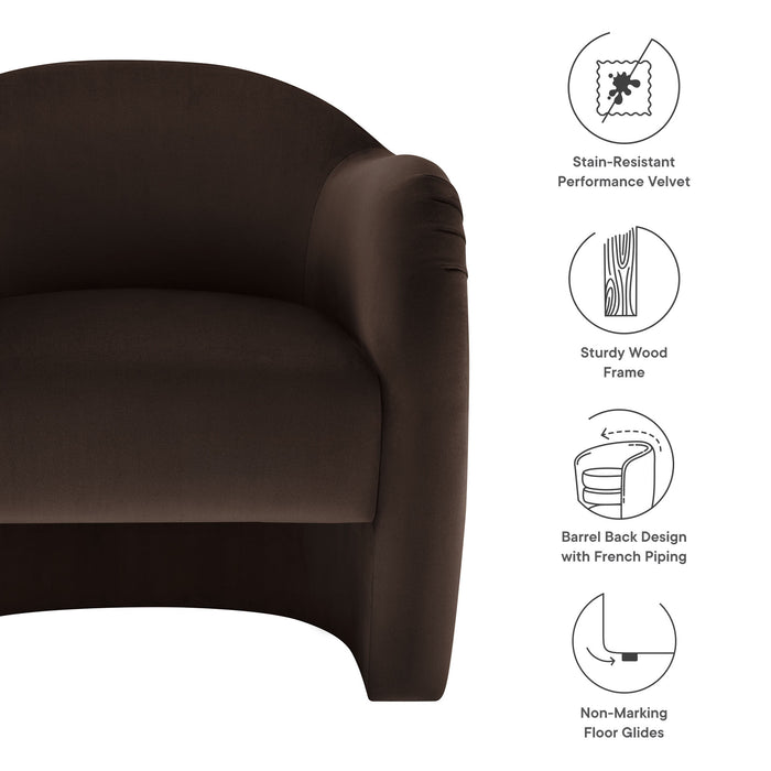 Compose Performance Velvet Accent Chair by Modway