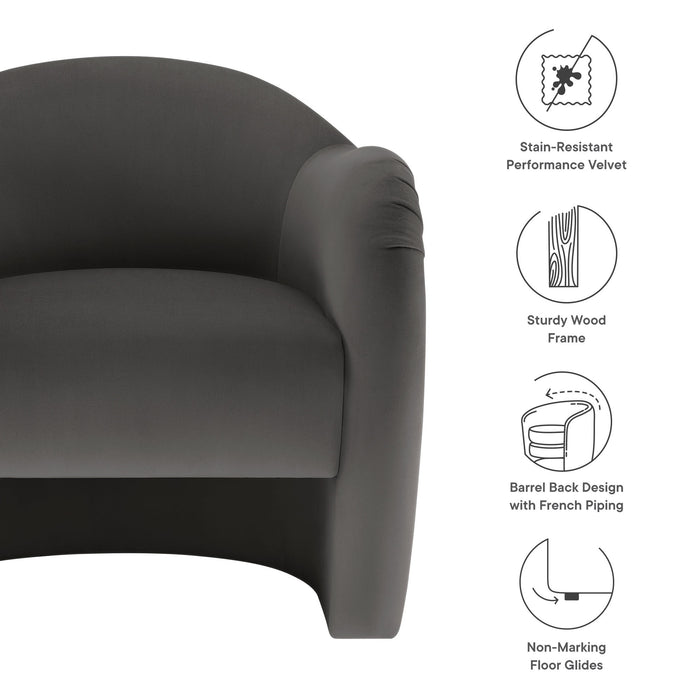 Compose Performance Velvet Accent Chair by Modway