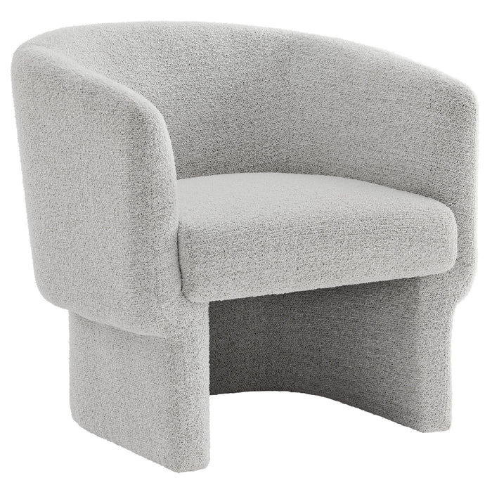 Muse Boucle Fabric Barrel Accent Chair by Modway