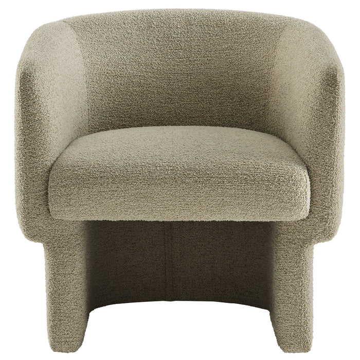 Muse Boucle Fabric Barrel Accent Chair by Modway