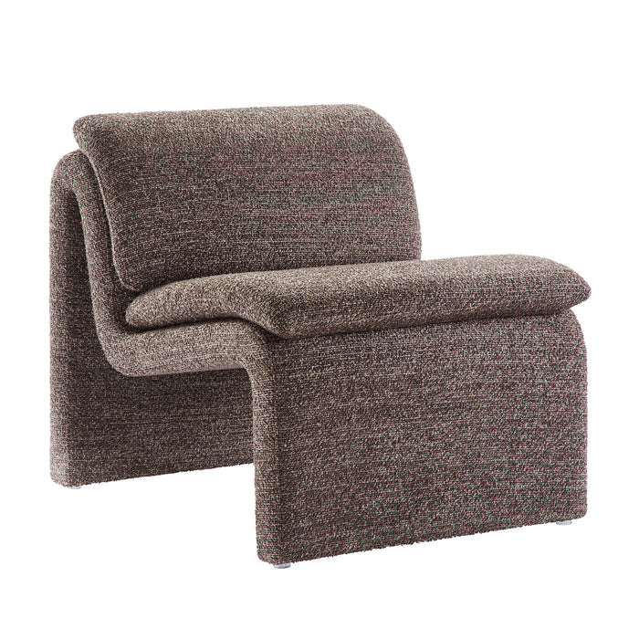 Dune Boucle Upholstered Armless Accent Chair by Modway