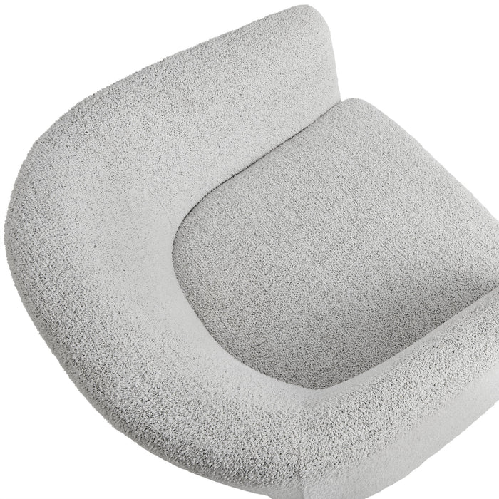 Muse Boucle Fabric Barrel Accent Chair by Modway