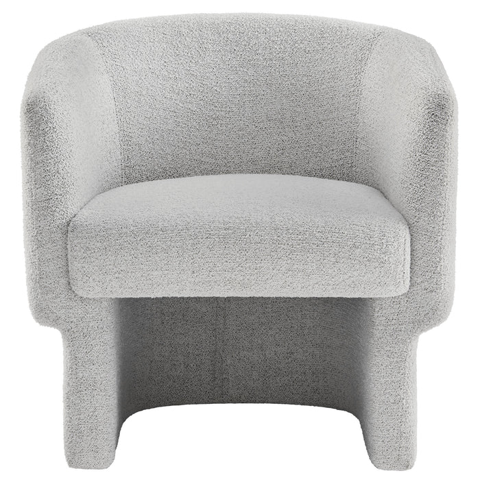 Muse Boucle Fabric Barrel Accent Chair by Modway