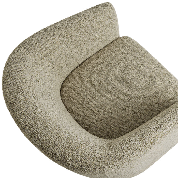 Muse Boucle Fabric Barrel Accent Chair by Modway