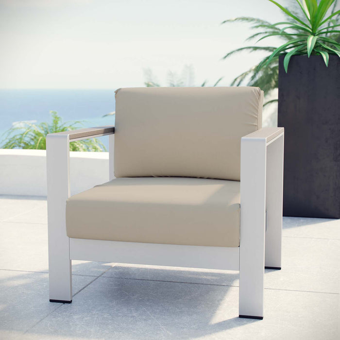 Shore Outdoor Patio Aluminum Armchair by Modway