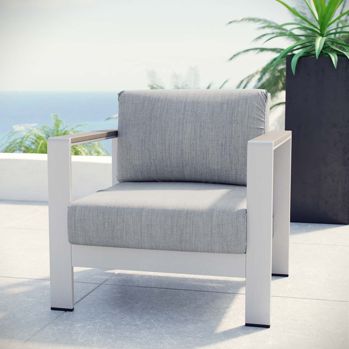 Shore Outdoor Patio Aluminum Armchair by Modway