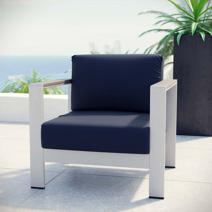 Shore Outdoor Patio Aluminum Armchair by Modway