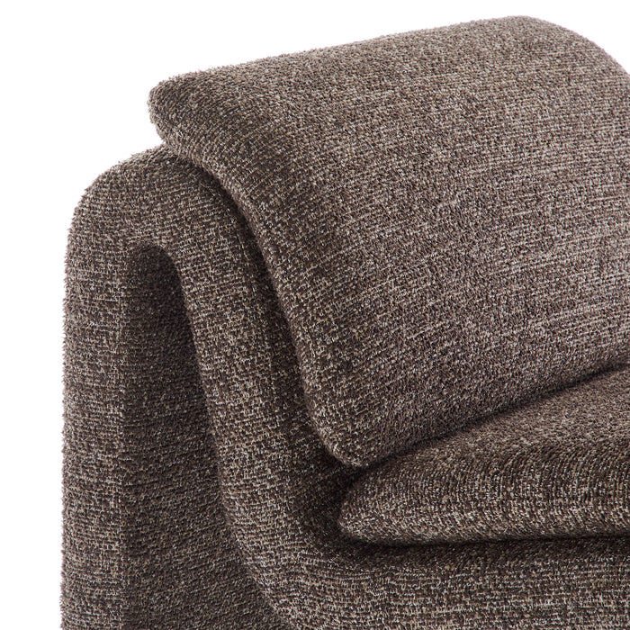 Dune Boucle Upholstered Armless Accent Chair by Modway