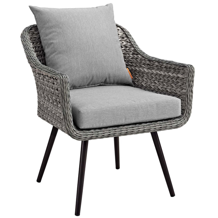 Endeavor Outdoor Patio Wicker Rattan Armchair by Modway