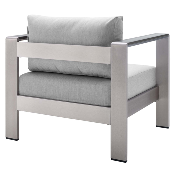 Shore Sunbrella� Fabric Aluminum Outdoor Patio Armchair by Modway