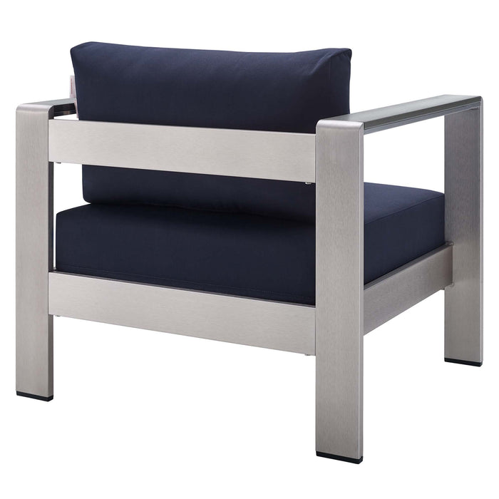 Shore Sunbrella� Fabric Aluminum Outdoor Patio Armchair by Modway