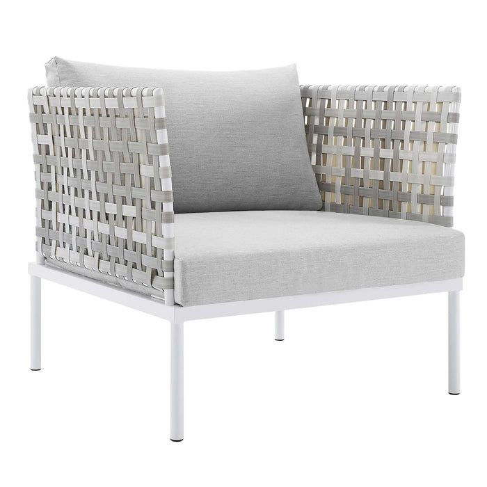 Harmony Sunbrella� Basket Weave Outdoor Patio Aluminum Armchair by Modway