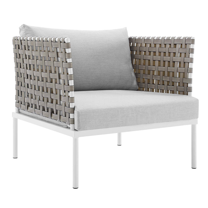 Harmony Sunbrella� Basket Weave Outdoor Patio Aluminum Armchair by Modway