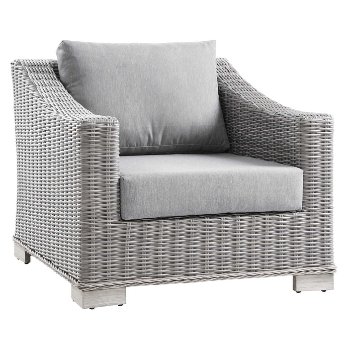 Conway Outdoor Patio Wicker Rattan Armchair by Modway