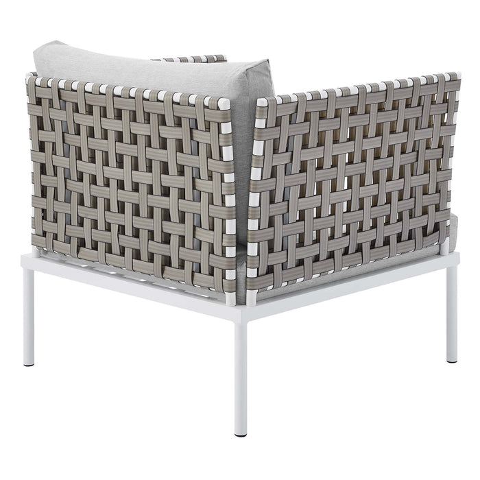 Harmony Sunbrella� Basket Weave Outdoor Patio Aluminum Armchair by Modway